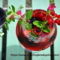 recette Mocktail aux fruits rouges, le cocktail tendance sans alcool