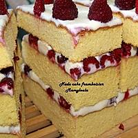 recette Nude cake framboisier