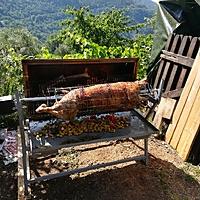 recette Méchoui de mouton farci a la semoule et ses petits légumes