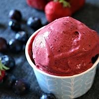 recette Glace aux fruits rouges sans sorbetière