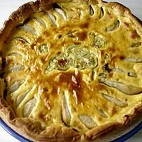 recette TARTE CHOCO, POIRES, KIWIS