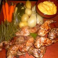 recette Lapin roti a l aioli