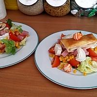 recette Assiettes de salade composée