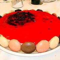 recette GATEAU AU MASCARPONE ET AUX FRUITS ROUGES