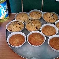 recette Muffin's natures ou aux pépites de chocolat ( les 2 recettes )