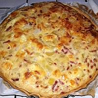 recette Quiche raclette pommes de terre lardons