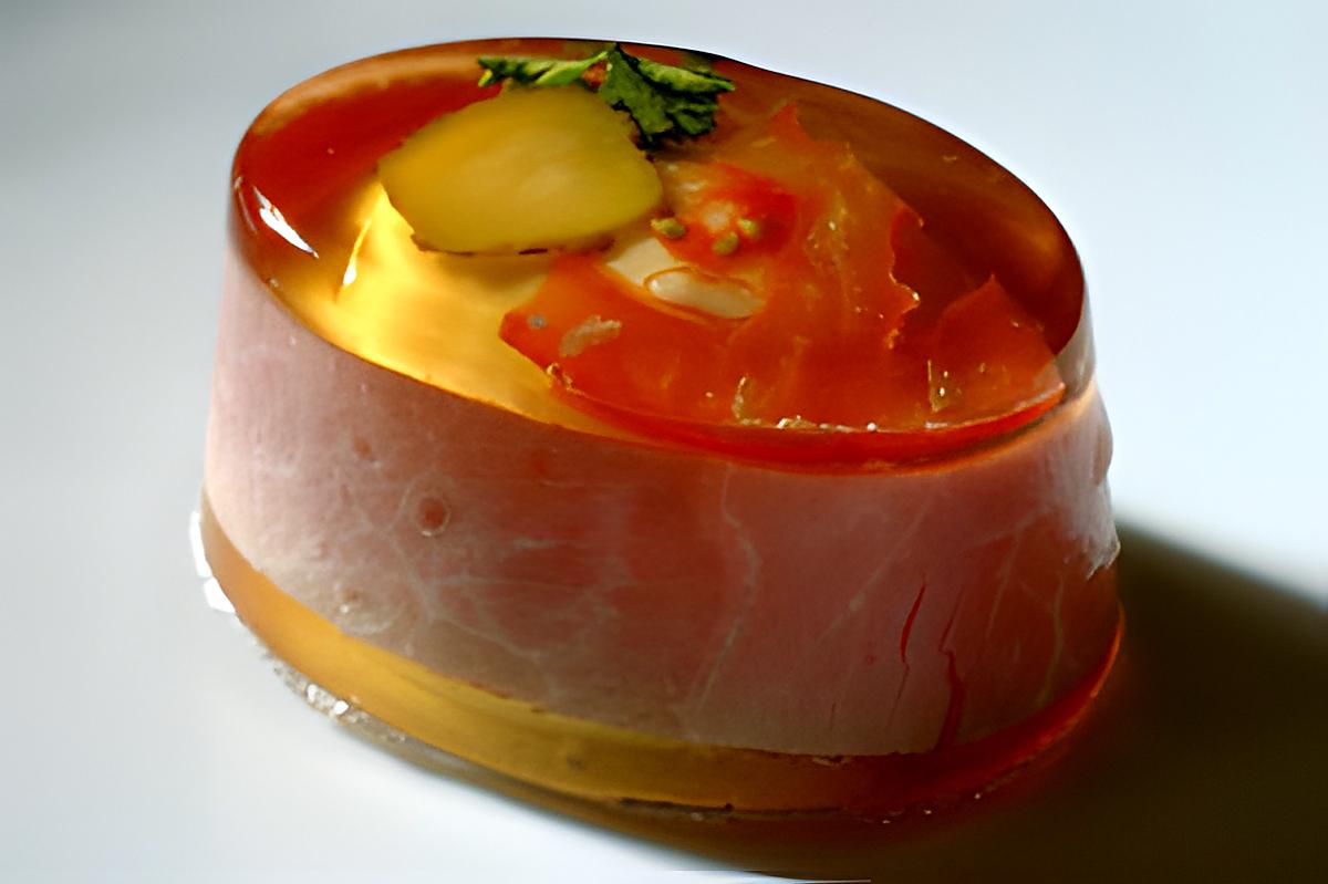 Oeuf en gelée jambon ou saumon - Le blog de Cook