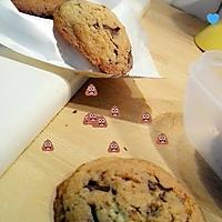 recette Cookies aux pépites de chocolat noir