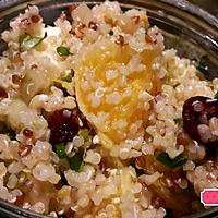 recette Salade de quinoa orange, fenouil et serac
