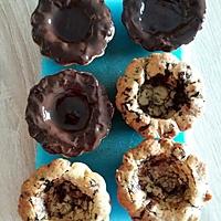 recette Cookies tartelette double chocolat
