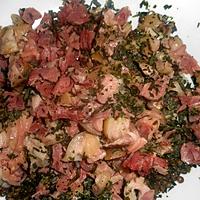 recette Salade de lentilles au jarret de porc demi sel