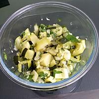 recette Salade de courgettes ail persil