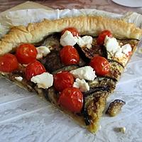 recette Tarte aubergines, tomates cerises