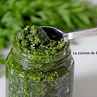 recette Pesto aux fanes de carottes