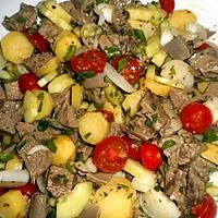 recette Salade de  langue de veau