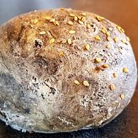 recette Pain ciabatta gris marbré