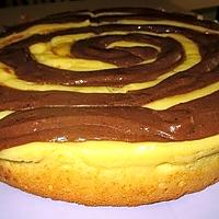 recette TORTA GIRELLA AUX 2 CREMES PATISSIERES