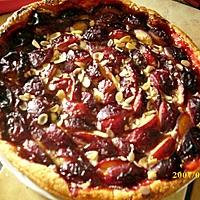 recette Tarte fine aux prunes