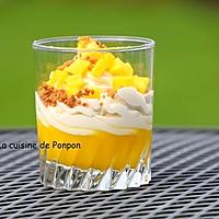 recette Fontainebleau à la mangue