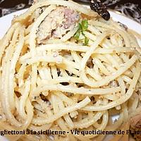 recette Spaghettoni  à la sicilienne