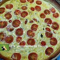 recette Quiche oignons et tomates cerise