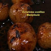 recette Echalotes confites