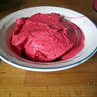 recette glace framboises rapide