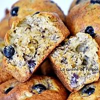 recette Muffin aux bananes et cassis