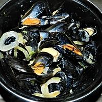 recette Moules à la crème