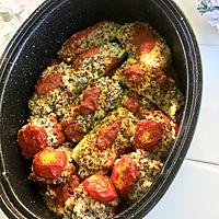 recette tomate et courgette farcies au chèvre et quinoa