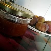 recette Confiture de pêche abricot et figues au Thermomix