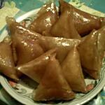 recette triangle aux amande