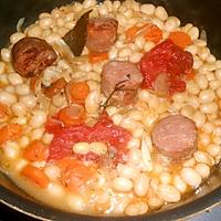 recette RAGOUT DE COCO PAIMPOL AU SAUCISSON FUME