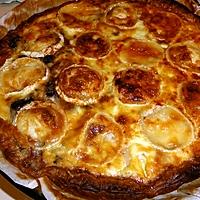 recette Quiche aux crevettes et au chèvre