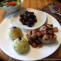 recette Filet de porc bbq, sauce aux raisins