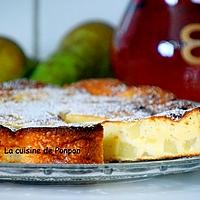 recette Gâteau à la ricotta et poires, sans farine et sans beurre!