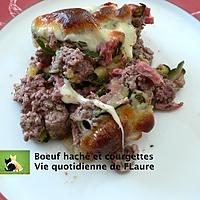 recette Bœuf haché et courgettes