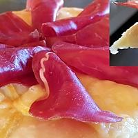 recette Pizza raclette viande des grisons