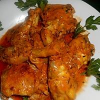 recette Fricassée de poulet à la lyonnaise