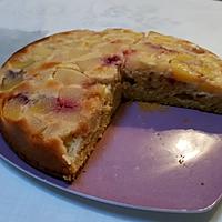 recette Gâteau aux pêches et aux nectarines