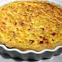 recette Tarte au saumon