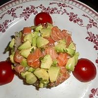 recette Tartare de saumon a l avocat