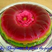 recette Jello ruban arc-en-ciel