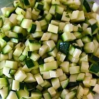 recette Petite salade de dés de courgettes