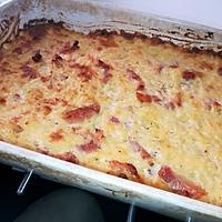 recette Gratin de langues d'oiseaux a la Carbonara