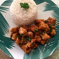 recette Poulet au curry et lait de coco