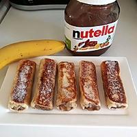 recette Roule banane et nutella