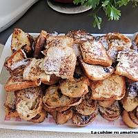 recette Pain perdu à la fleur d'oranger