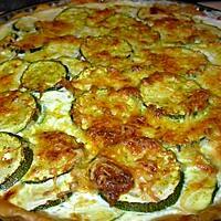 recette Tarte courgettes et tofinelles.