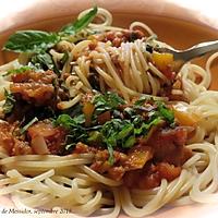 recette Sauce à spaghetti, façon ratatouille +